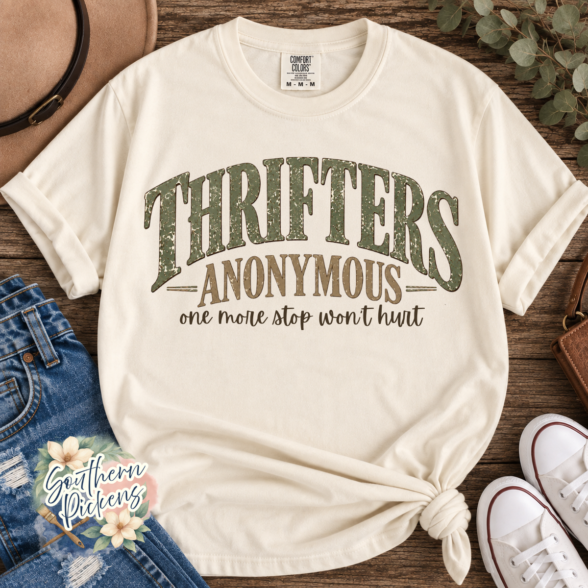Thrifters Anonymous Ivory Comfort Colors Tee