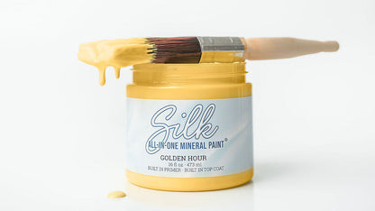 Golden Hour Silk-All-In-One Mineral Paint container on white background