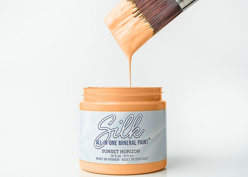 Sunset Horizon Silk-All-In-One Mineral Paint container on white background