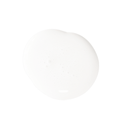 White paint on a transparent background