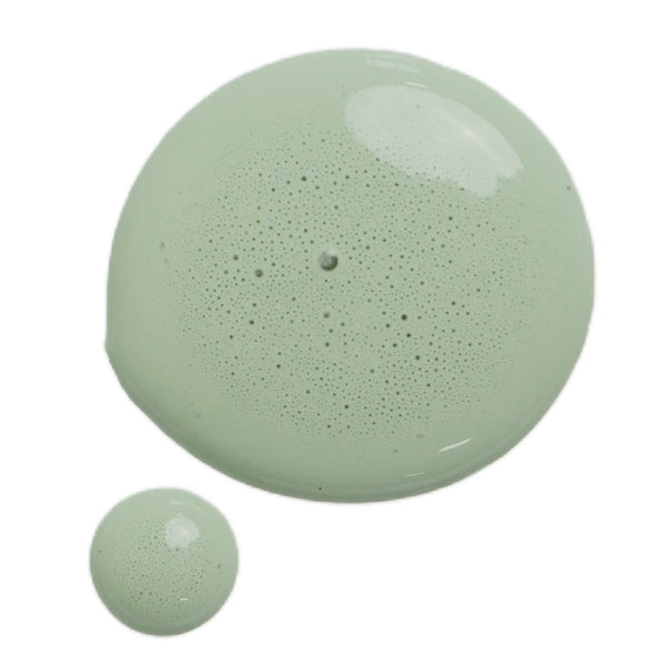 a drop of cheshire milk paint on a white background