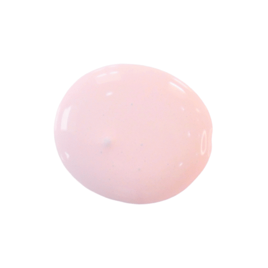 drop of first crush milk paint on a white background