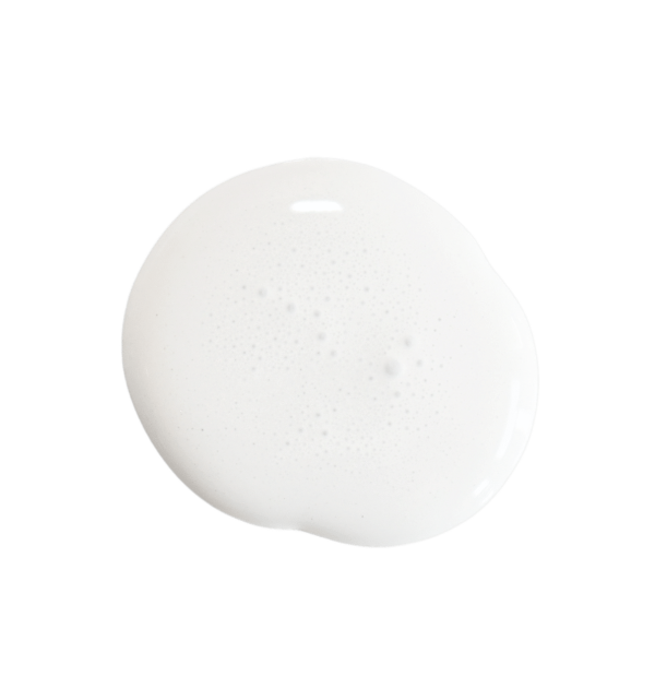 a drop of flour sack milk  paint on a solid white background.