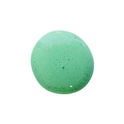 a drop of gumdrop milk paint on a white background