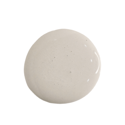 a drop of haberdash milk paint on a solid white background.