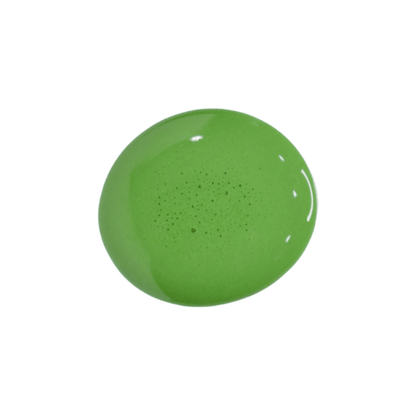a drop of In A Pickle milk paint on a solid white background.