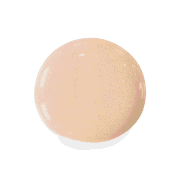 a drop of Just Peachy milk paint on a solid white background.