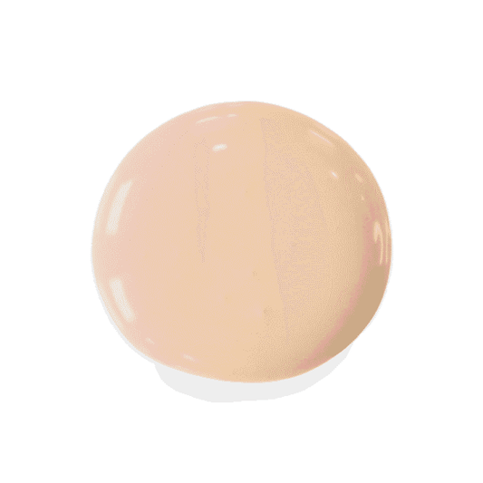 a drop of Just Peachy milk paint on a solid white background.