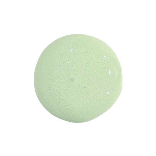 a drop of pantry door milk paint on a solid white background.