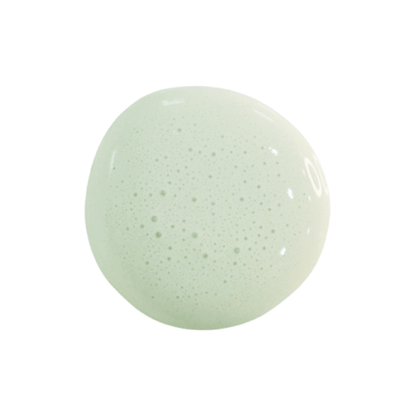 a drop of sweetwater milk paint on a solid white background.