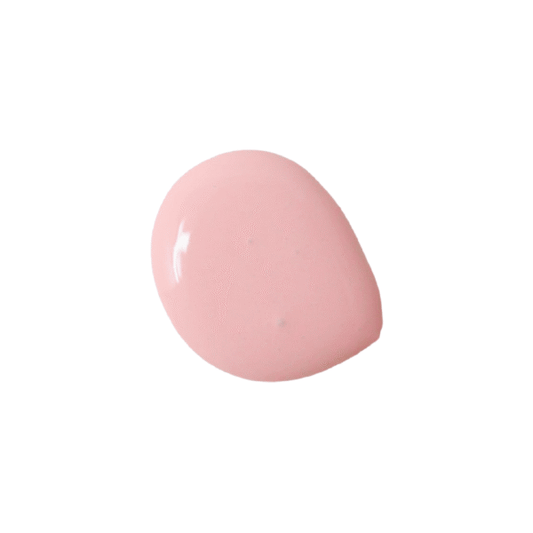 a drop of wildflower milk paint on a solid white background.