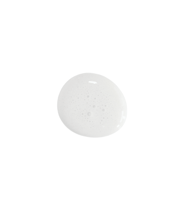 a drop of window pane milk paint on a solid white background.