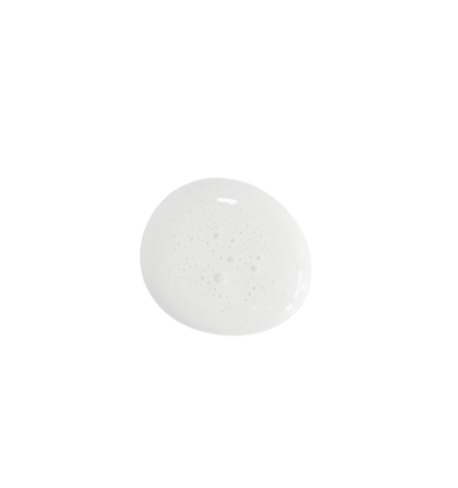 a drop of window pane milk paint on a solid white background.
